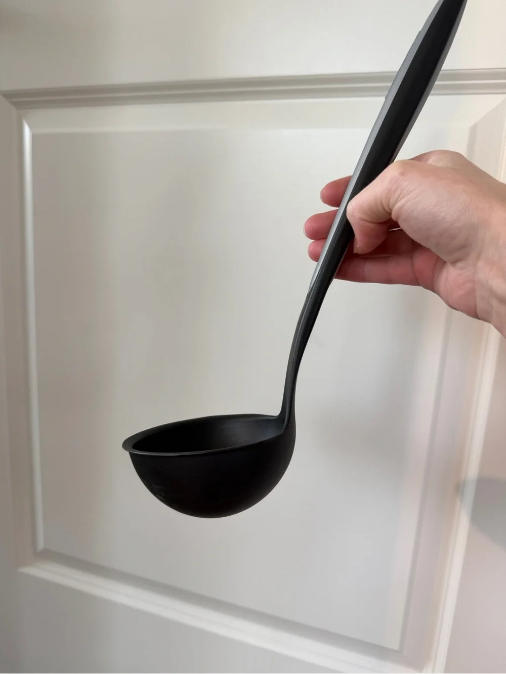 Calphalon Ladle Nylon/Silicone Black/Gray 13” Kitchen Utensil Tool